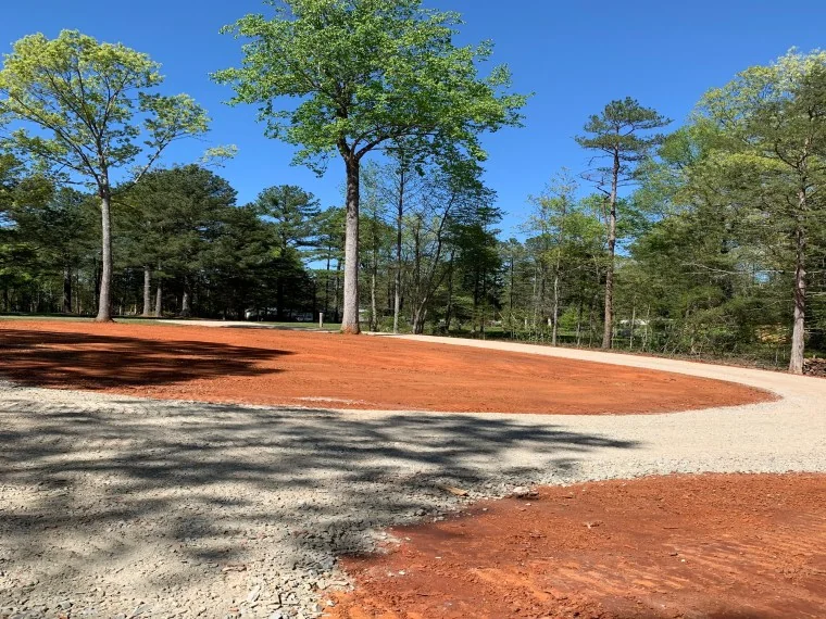 Finished jobsite back view