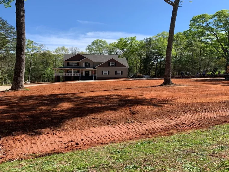 Finished jobsite front view
